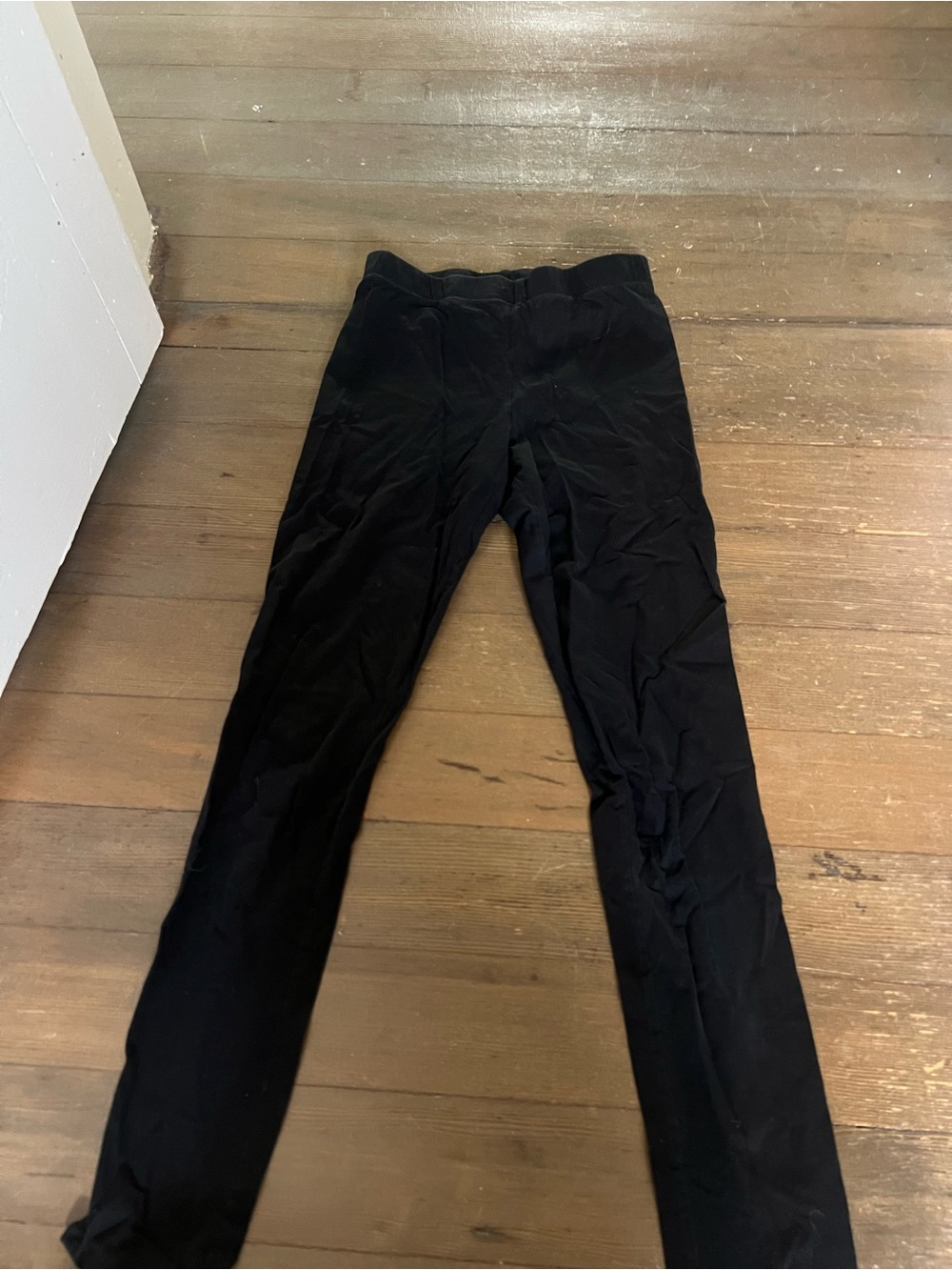 H&M Black Organic Cotton Leggings kids age 14